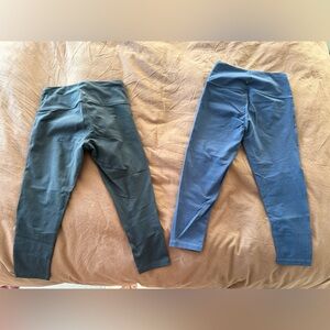 Prana Women's Green and Blue Leggings